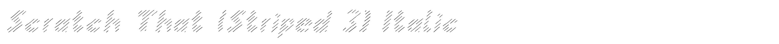 Scratch That (Striped 3) Italic